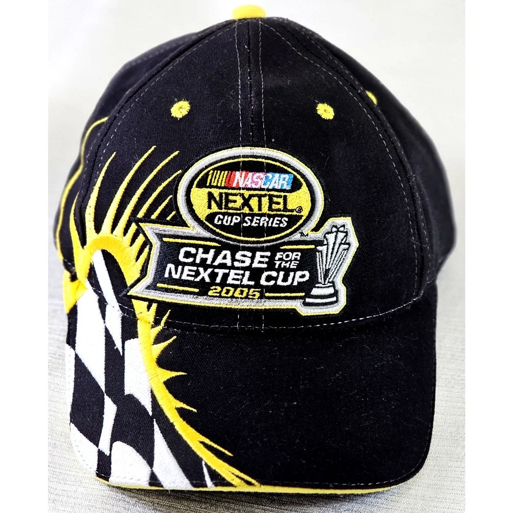 NASCAR Cap Hat Nextel Cup Series Chase For The Nextel Cup 2005 OSFM 100% Cotton - Picture 2 of 7